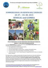 Die Summerschool für erneuerbare Energien Senegal